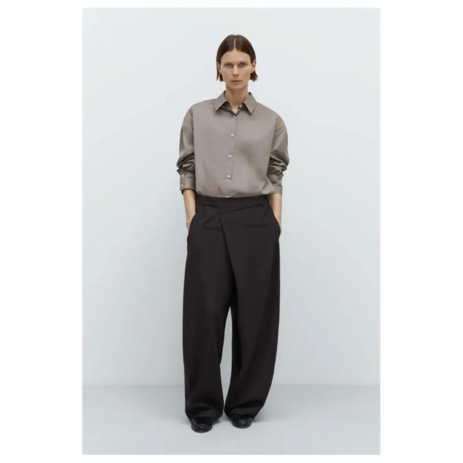 Sale Cordera Pantalon Portefeuille Tailoring Laine Vierge | Marron