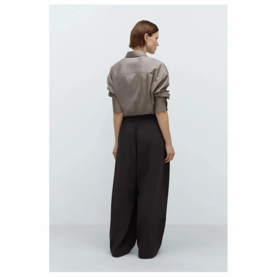 Sale Cordera Pantalon Portefeuille Tailoring Laine Vierge | Marron