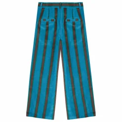 New Bobo Choses Pantalon Rayé Velours | Bleu