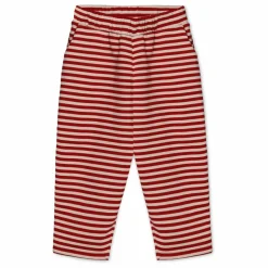 Best Fliink Pantalon Rayures Alvin Coton Bio | Rouge