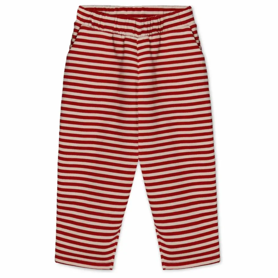 Best Fliink Pantalon Rayures Alvin Coton Bio | Rouge