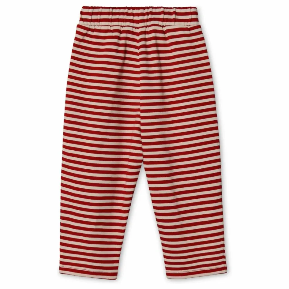 Best Fliink Pantalon Rayures Alvin Coton Bio | Rouge