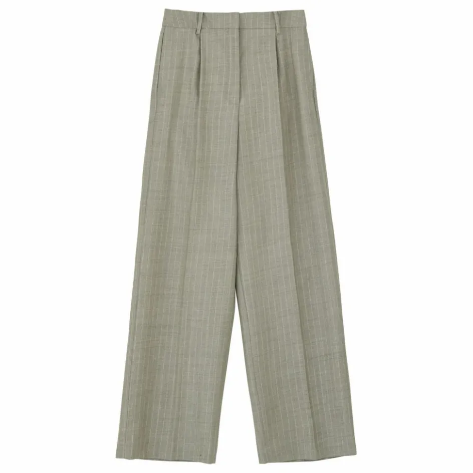 Sale Pantalon Thom Rayé Laine | Femme Pantalons