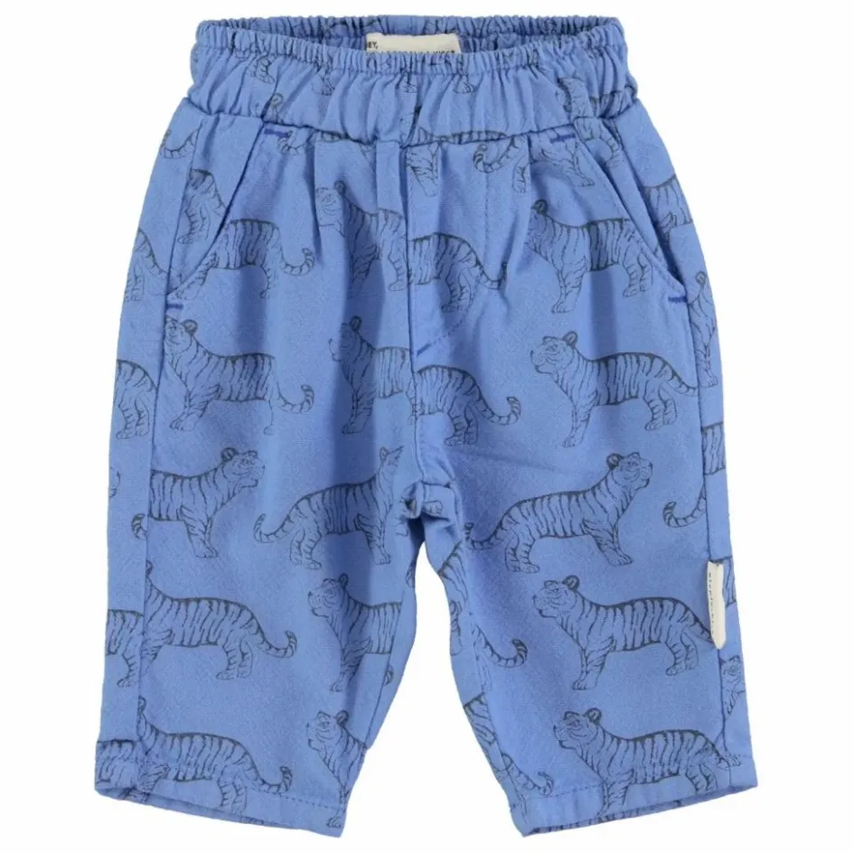 Piupiuchick Pantalon Tiger Coton Bio | Bleu