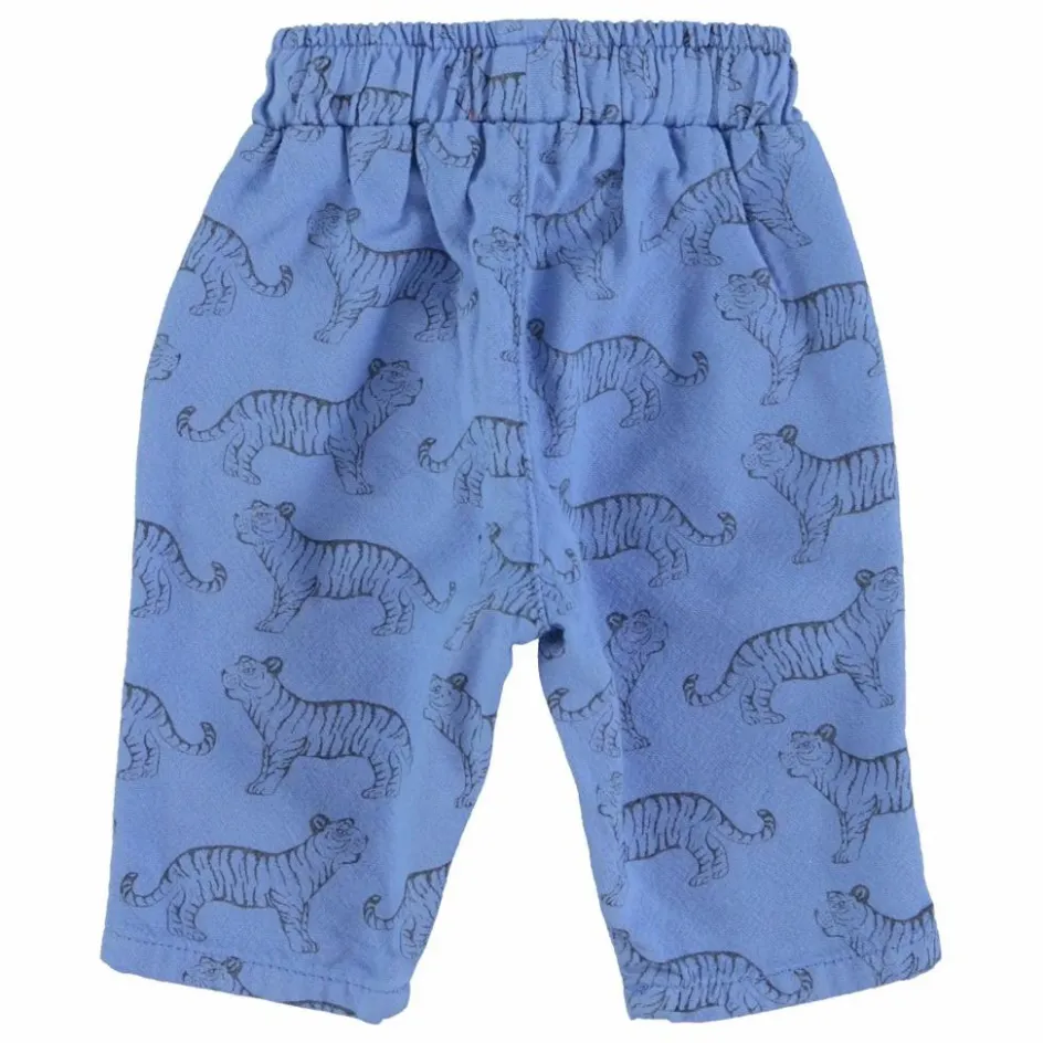 Piupiuchick Pantalon Tiger Coton Bio | Bleu