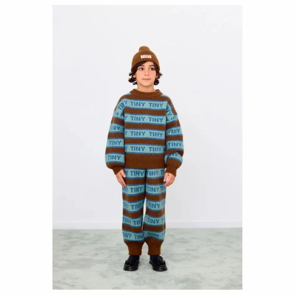 Online Tinycottons Pantalon Tiny Maille | Marron