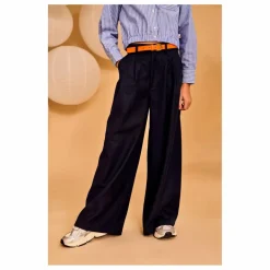 Outlet AO76 Pantalon Troy Han | Bleu marine