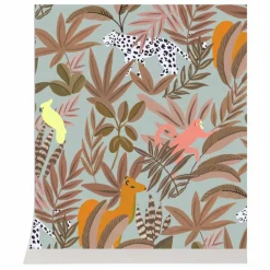 Hot Papier peint Animalia Amande Enfant Papiers Peints|Déco Murale Enfant