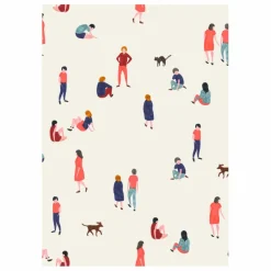 Discount Season Paper Papier peint Promenade Multicolore