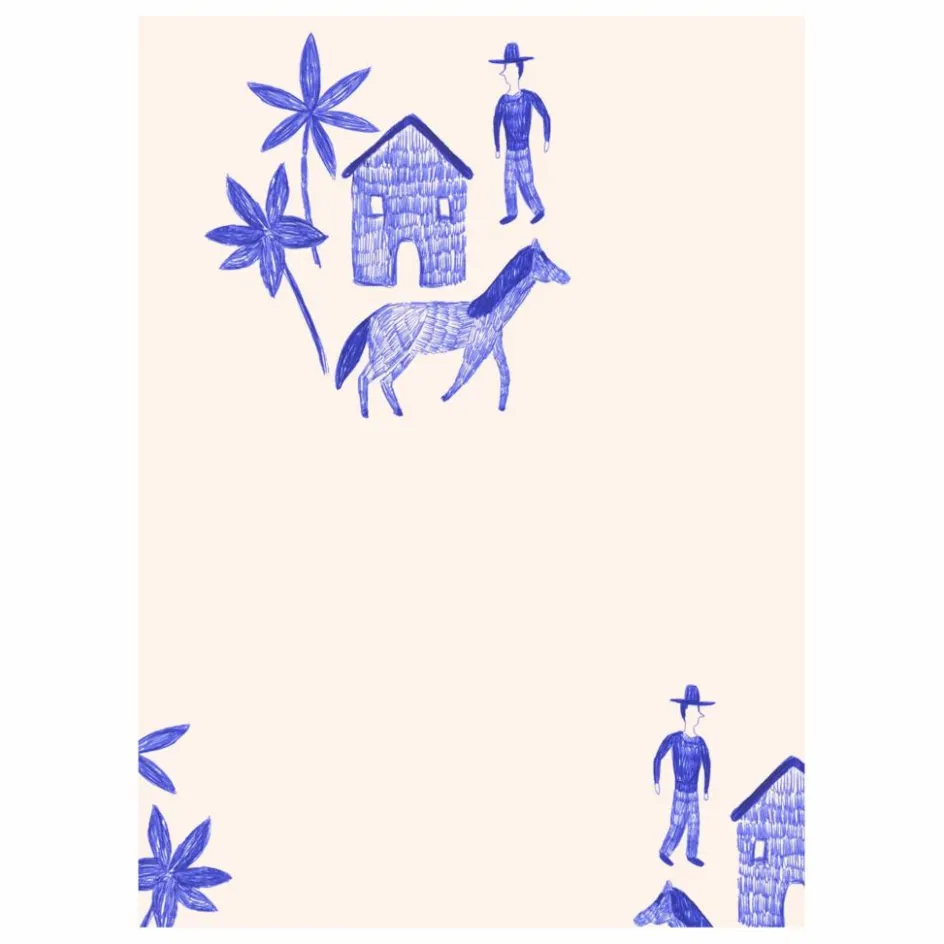 Discount Season Paper Papier peint Ranch Multicolore