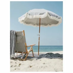 Online Business & Pleasure Co. Parasol frangé Premium | Bleu marine