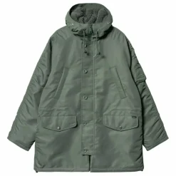 Discount Carhartt WIP Parka à Capuche Olten | Vert de gris