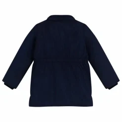 Petit Bateau Parka Mi Longue Elastiquée Unie ||Enfant Manteaux, Blousons