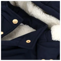 Petit Bateau Parka Mi Longue Elastiquée Unie ||Enfant Manteaux, Blousons