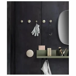 Discount Patères en laiton The Dots - Set de 5 | Petits Rangements