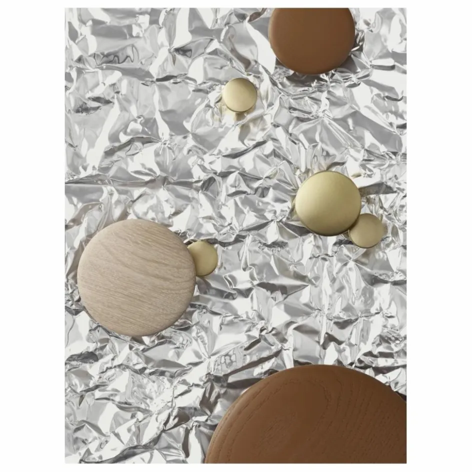 Discount Patères en laiton The Dots - Set de 5 | Petits Rangements