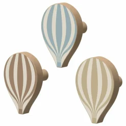 Sale Cam Cam Patères Montgolfière - Set de 3 | Beige