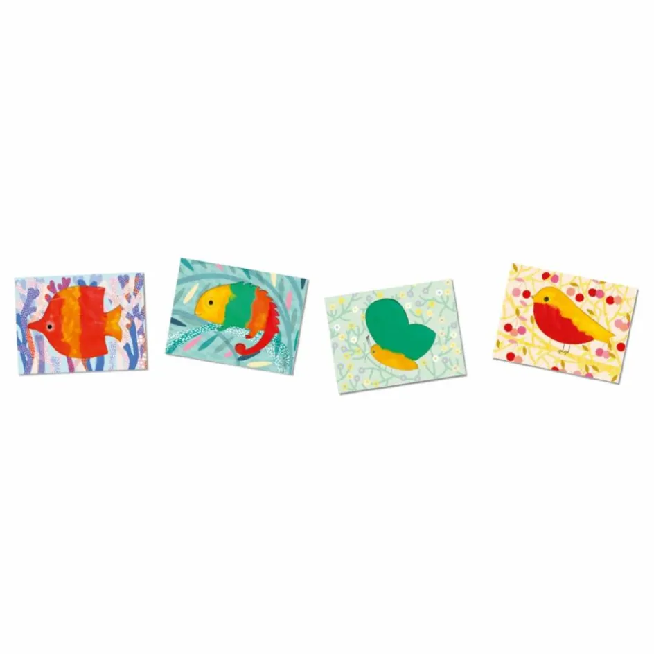 Djeco Peinture à doigts Petit barbouille Multicolore