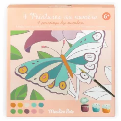 Discount Moulin Roty Peinture au numéro Les Rosalies Multicolore