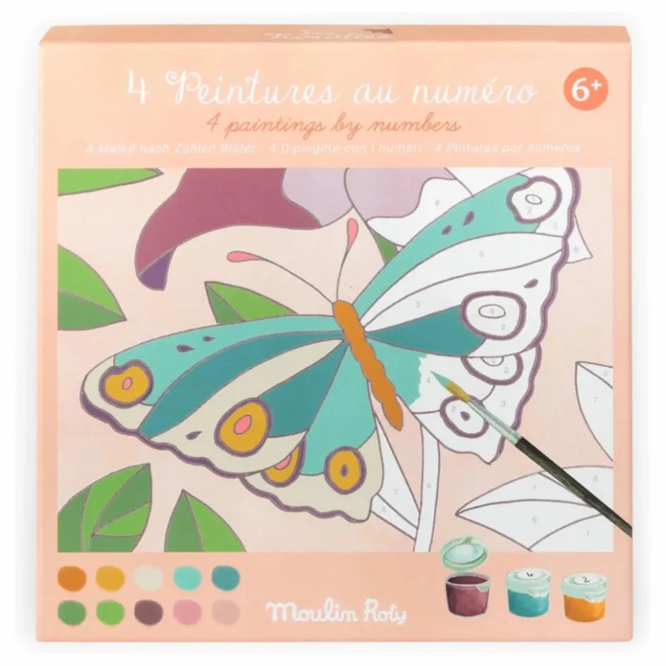 Discount Moulin Roty Peinture au numéro Les Rosalies Multicolore