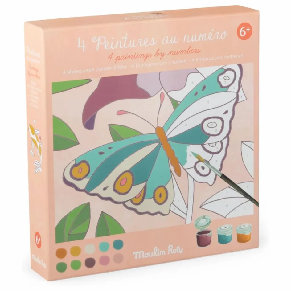 Discount Moulin Roty Peinture au numéro Les Rosalies Multicolore