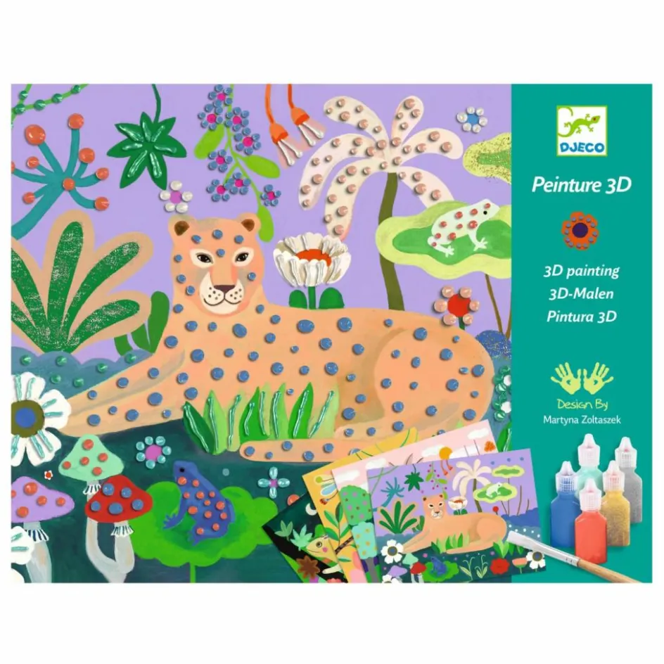 New Djeco Peinture Forêt tropicale Multicolore