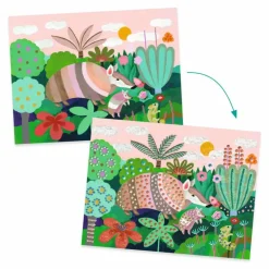 New Djeco Peinture Forêt tropicale Multicolore