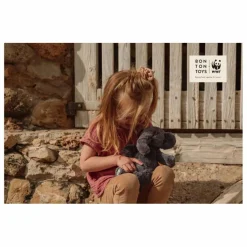 Discount Bon Ton Toys Peluche Ebu l'Eléphant | Gris anthracite