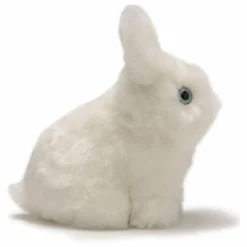 Discount La Pelucherie Peluche Lapin Léon 15 cm | Blanc
