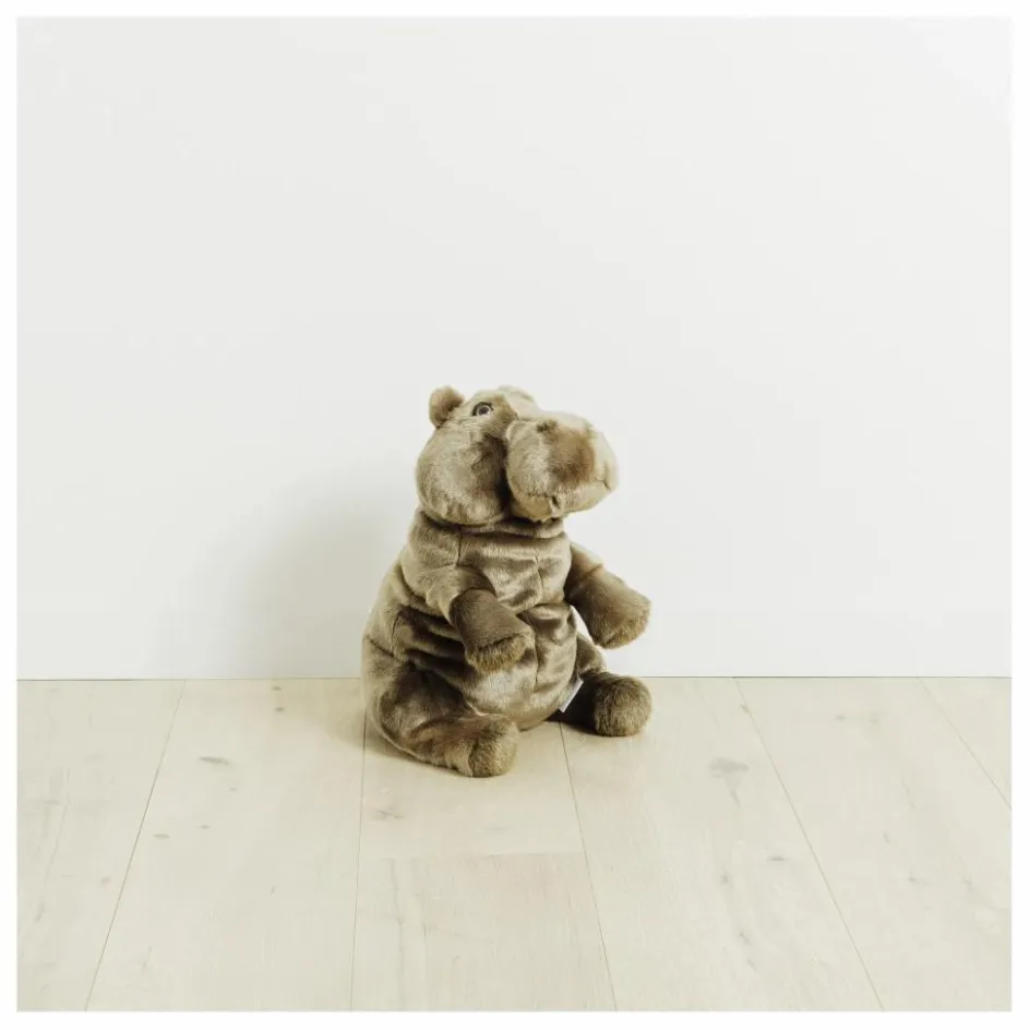 New La Pelucherie Peluche Mon Hippo Edgar | Gris foncé