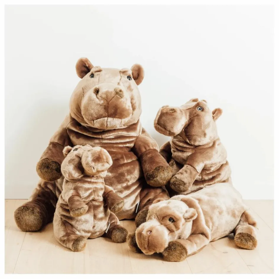 New La Pelucherie Peluche Mon Hippo Edgar | Gris foncé