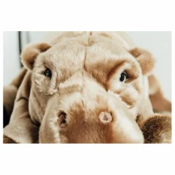 New La Pelucherie Peluche Mon Hippo Edgar | Gris foncé