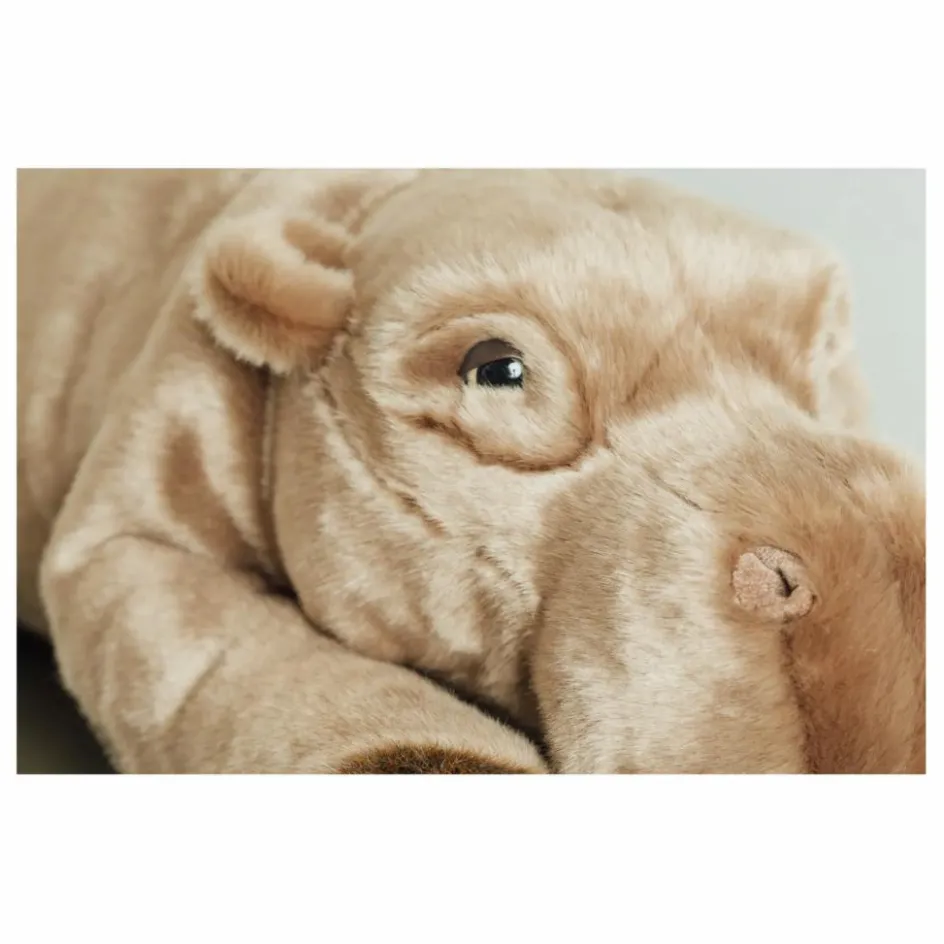 New La Pelucherie Peluche Mon Hippo Edgar | Gris foncé