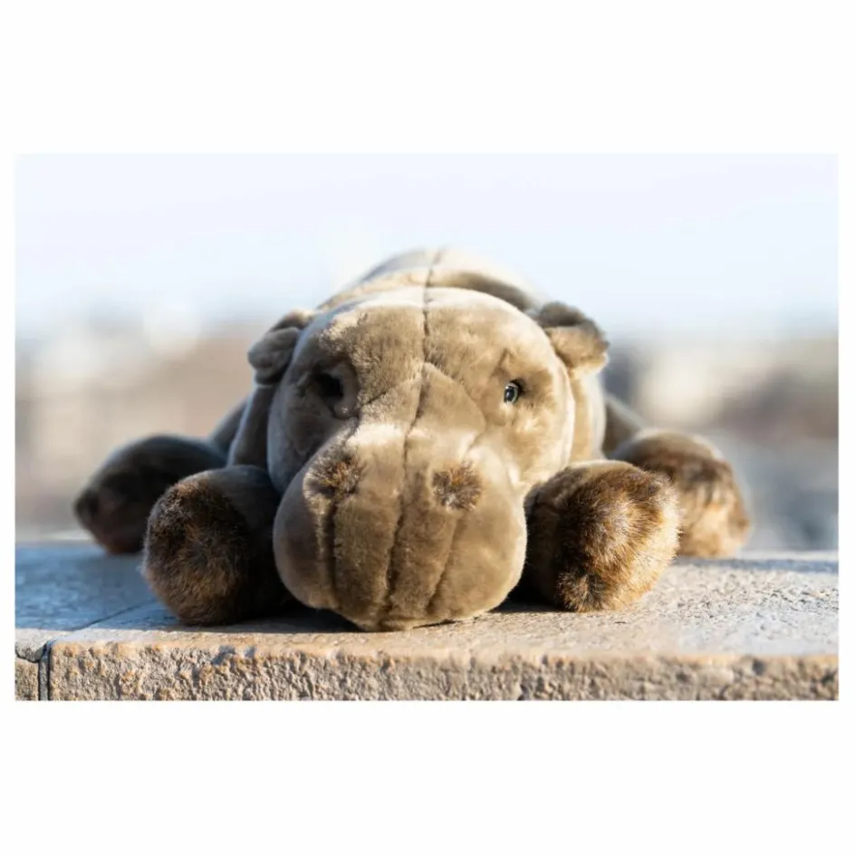 New La Pelucherie Peluche Mon Hippo Edgar | Gris foncé