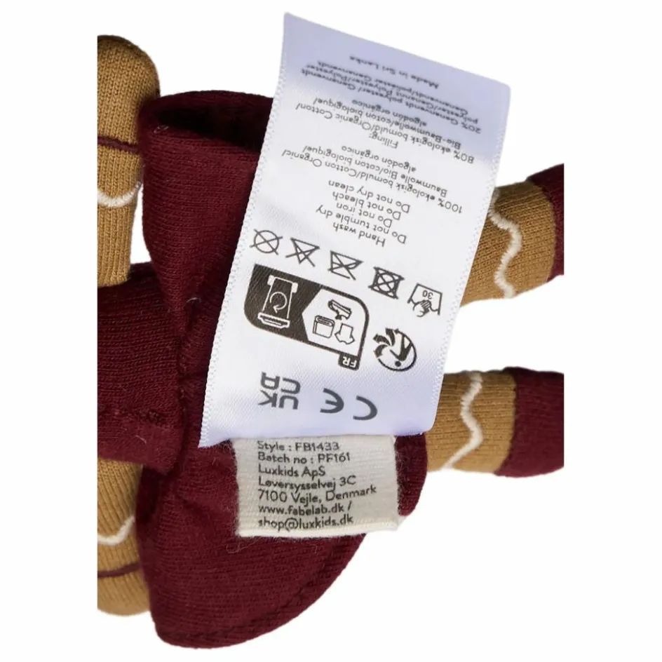 Fabelab Peluche Pain d'Epices || Doudous, Peluches|Doudous Et Peluches