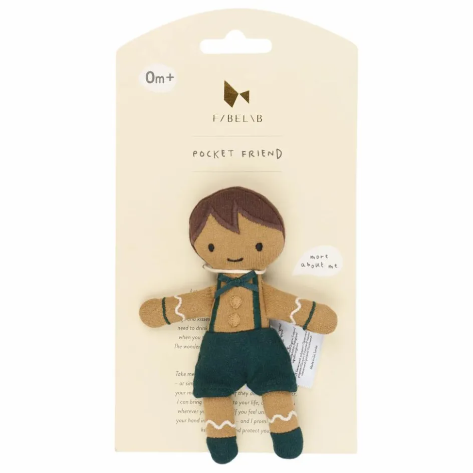 Fabelab Peluche Pain d'Epices | Vert foncé