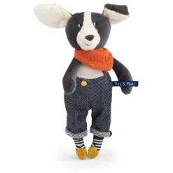 Sale Moulin Roty Peluche Puce Gris anthracite