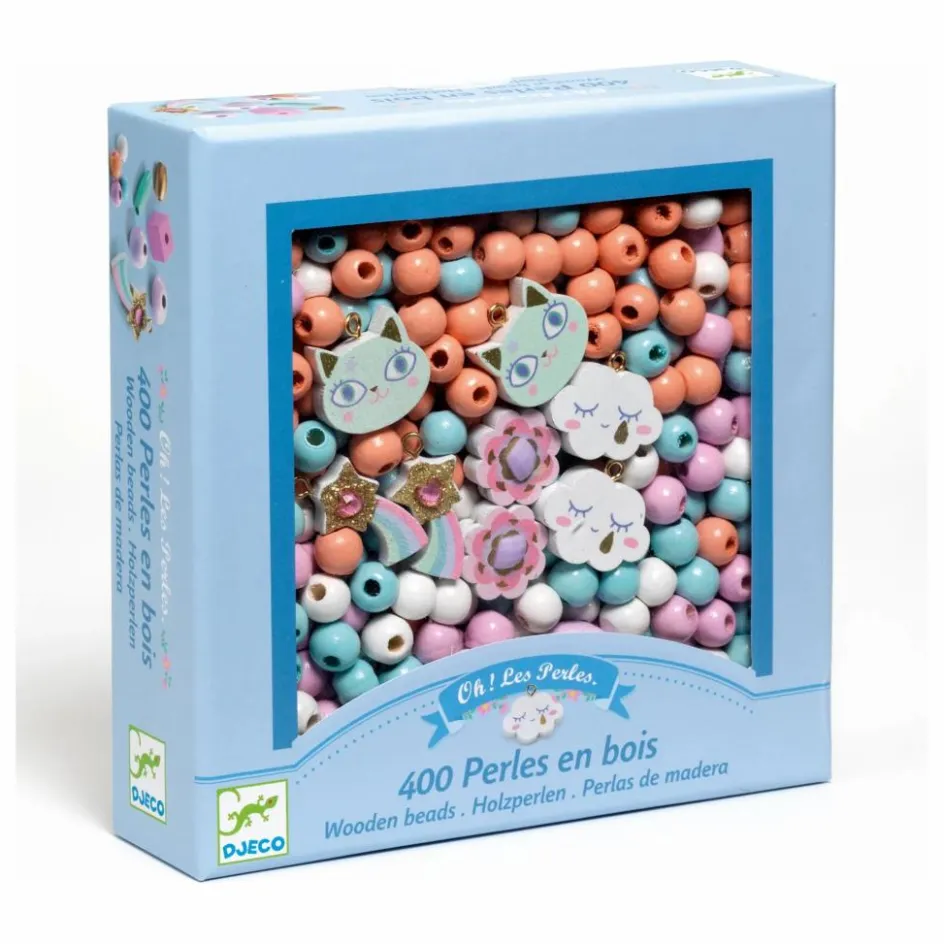 Clearance Perles en bois Arc-en-ciel | Loisirs Créatifs