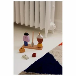 Ferm Living Kids Personnages à empiler| Jouets D'Éveil