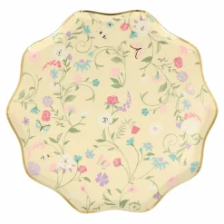 Clearance Petites assiettes en carton florales Ladurée - Set de 8 Enfant Décoration De Fête