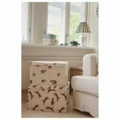 Enfant Konges Sløjd Rangements|Patères, Paniers Enfant*Petites valises en carton Kick It - Set de 2 |