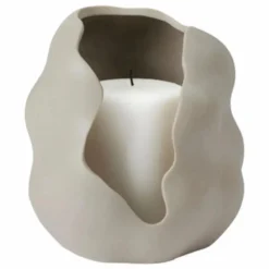 Hot Photophore en grès Hekla | Vases, Objets Déco