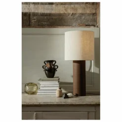 Ferm Living Pied de lampe Post en bois FSC || Luminaires