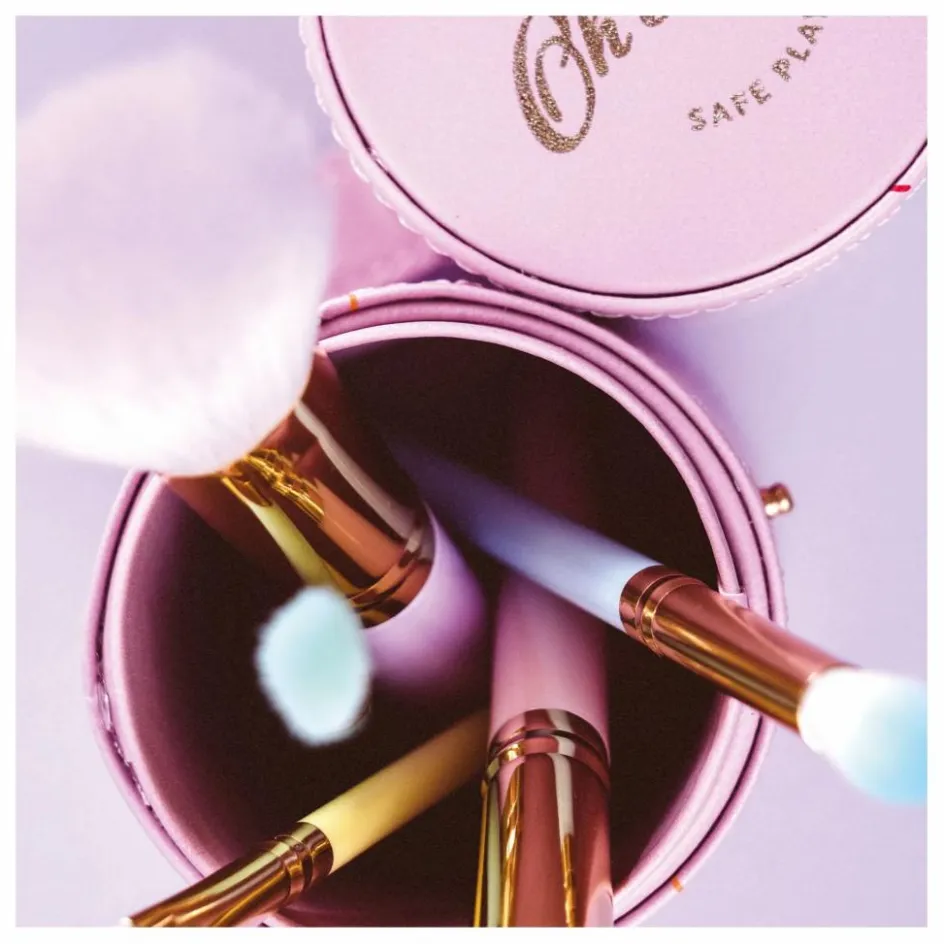 Discount Oh Flossy Pinceaux à maquillage Arc en ciel - Set de 5 Multicolore