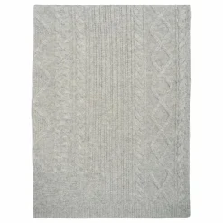 Outlet Bompard Plaid à Torsades Cachemire | Gris