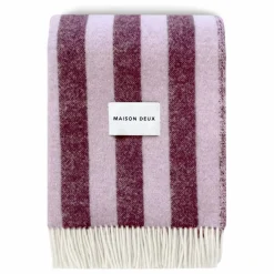 Maison Deux Plaid en laine Candy Wrap | Lilas|Enfant Linge De Lit Enfant|Linge De Lit