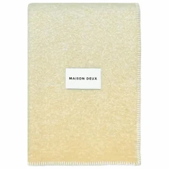Discount Maison Deux Plaid en laine Gradient | Jaune