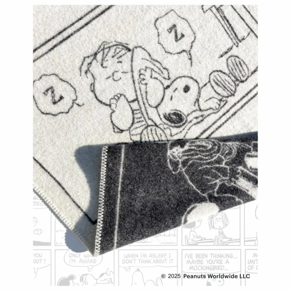 Enfant Maison Deux Linge De Lit Enfant*Plaid en laine Peanuts ZZZ |