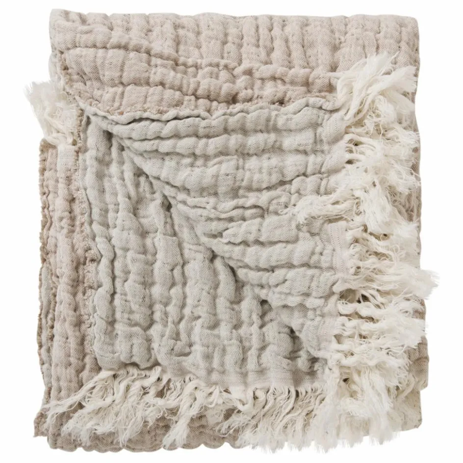 Enfant garbo&friends Couvertures Et Plaids|Linge De Lit Bébé*Plaid Mellow en lin et coton |