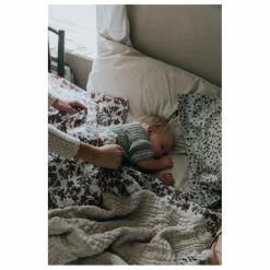 garbo&friends Plaid Mellow en lin et coton ||Enfant Couvertures Et Plaids|Linge De Lit Bébé
